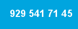 929 541 71 45 929 541 71 45